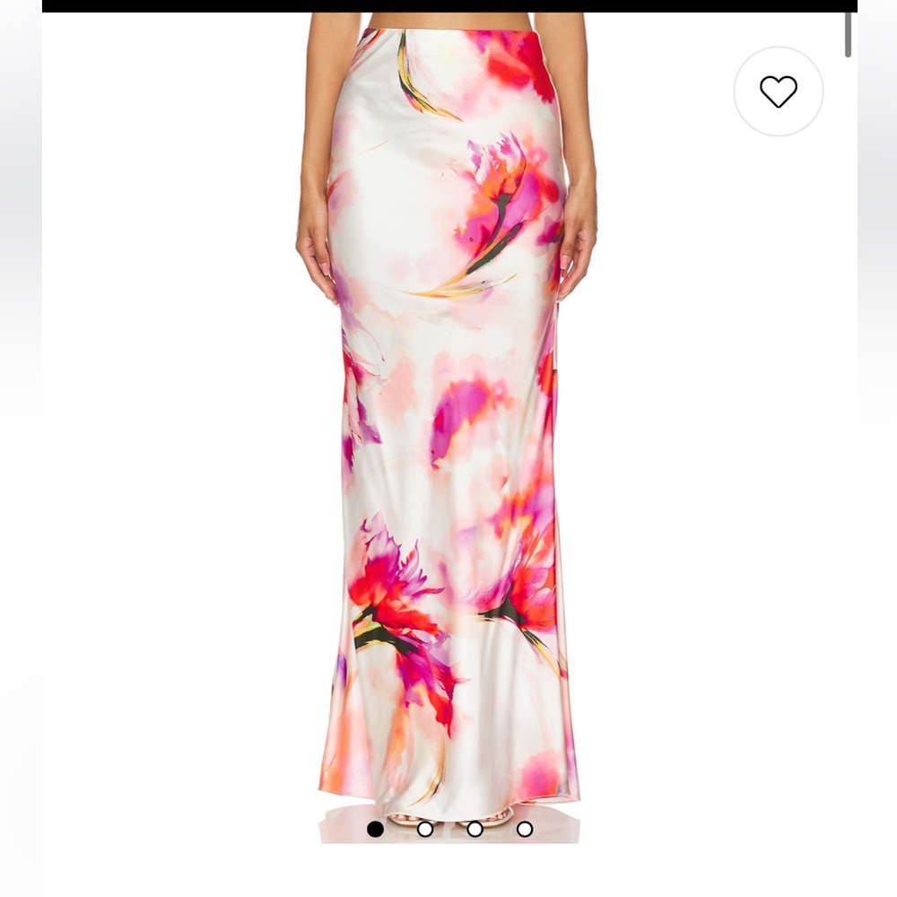 NBD Feyra Maxi Skirt in Pink Floral - Revolve